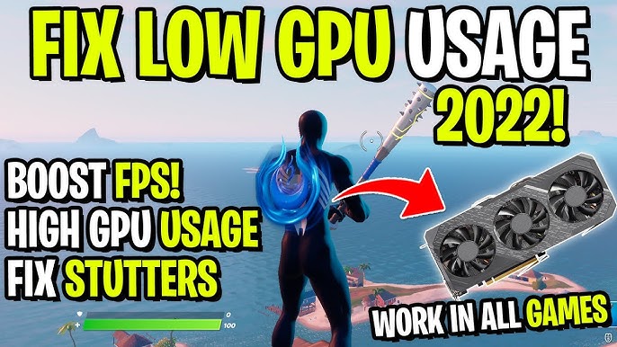 How can you increase GPU usage to get a higher FPS?